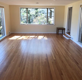 Hardwood floor refinishing