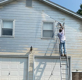 Aluminum siding repainting